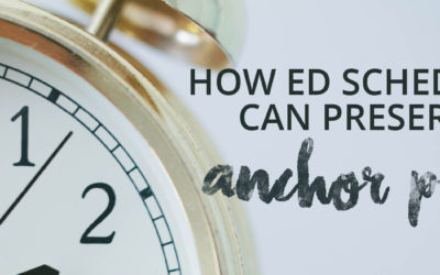 How ED Scheduling Can Preserve the Anchor Period