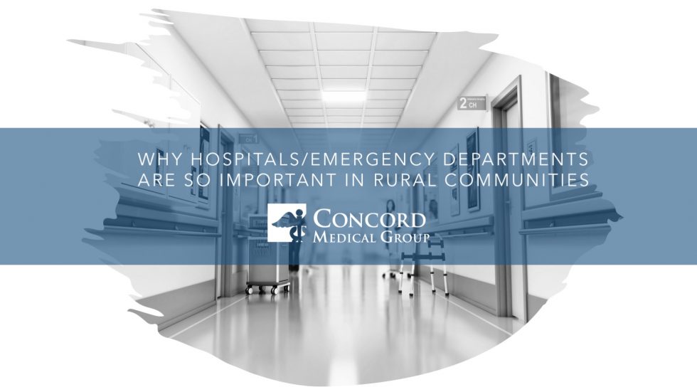 Why Hospitals/Emergency Departments Are so Important in Rural
