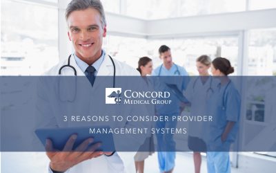 3 Reasons to Consider Provider Management Systems
