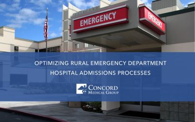 Optimizing Rural Emergency Department Hospital Admissions Processes